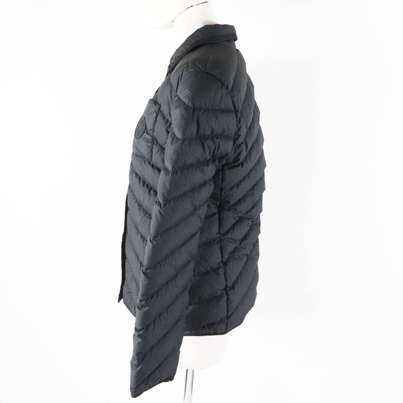 Hermes 23-24aw 3h0185da Serie Button Serie Rubber Patch Cotton Down Jacket