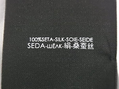 Saint Laurent 100% Silk Scarf Handkerchief Women Men White Fa1150