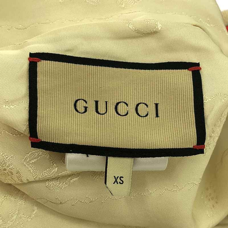 Gucci | Sherry Line Reversible Cardigan | XS | Beige Red Green | Women's