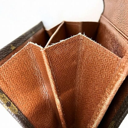 Louis Vuitton Monogram Porte Monebier M61660 W Hook Wallet Trifold Wallet Unisex