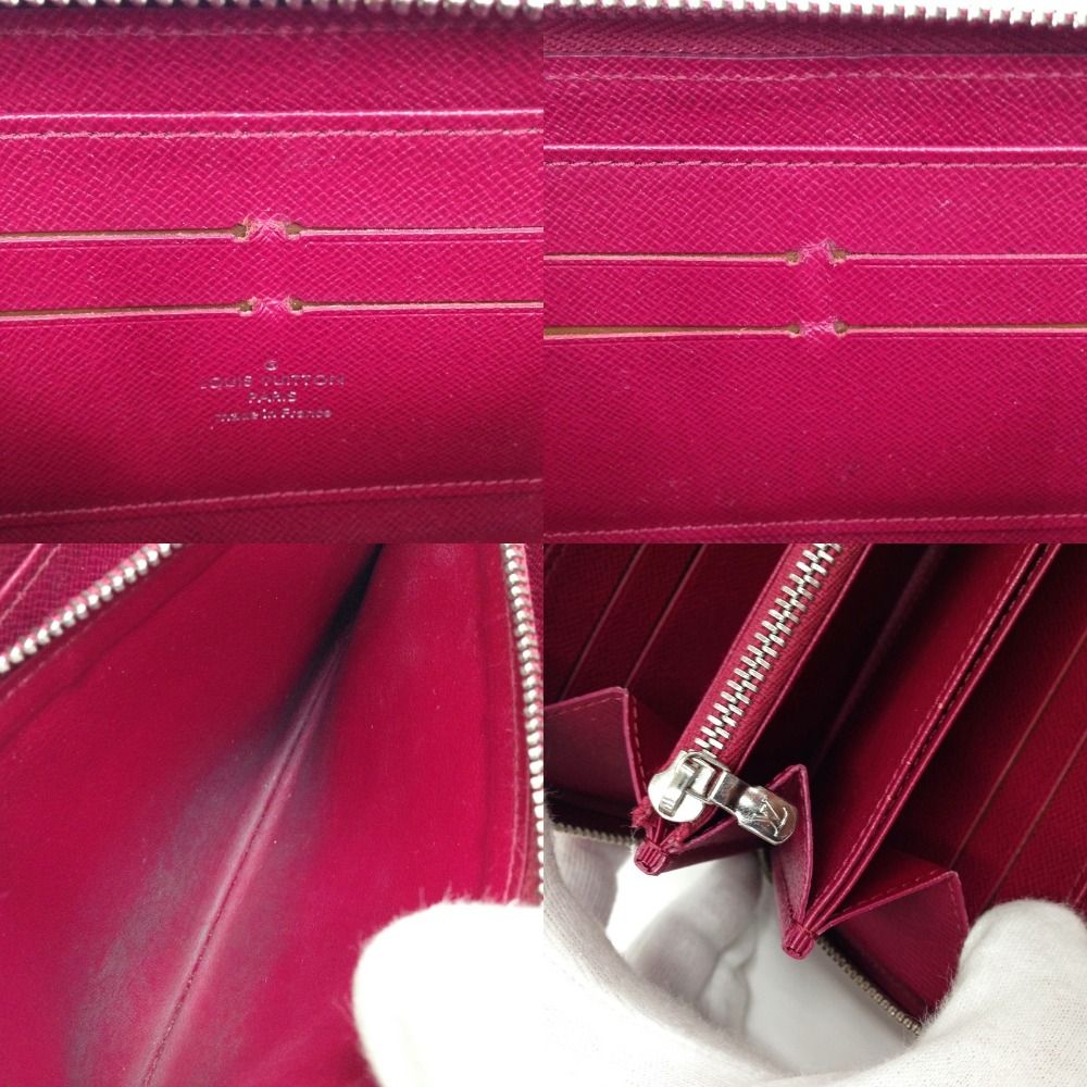 Louis Vuitton Epi Zippy Wallet Fuchsia Long Wallet M60305 Pink