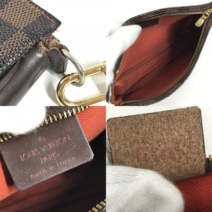 Louis Vuitton Shoulder Bag Navona N51983 Damier Canvas Ebène Brown