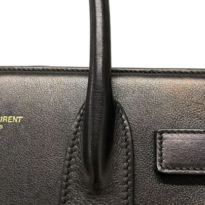 Saint Laurent Paris Handbag Sac De Jour Baby 421859 Black Leather