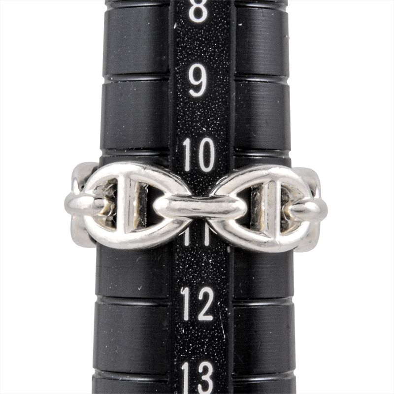 Hermes Chaîne D'ancre Ring #51 Sv925 59g Silver