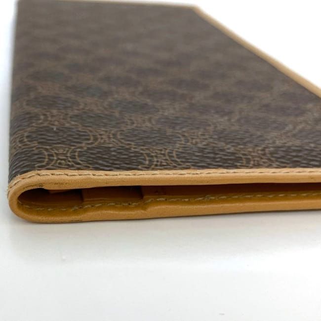 Celine Bifold Long Wallet Ec21653 Brown Beige Macadam