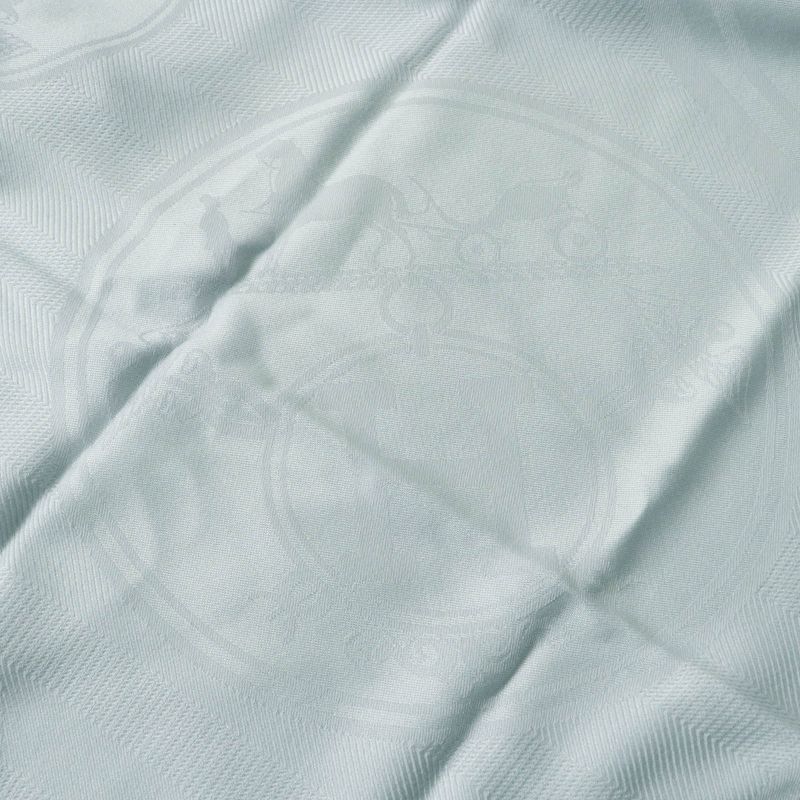 Hermes 2022 H262494s New Livris Cashmere Silk Stole/muffler Light Gray Made In