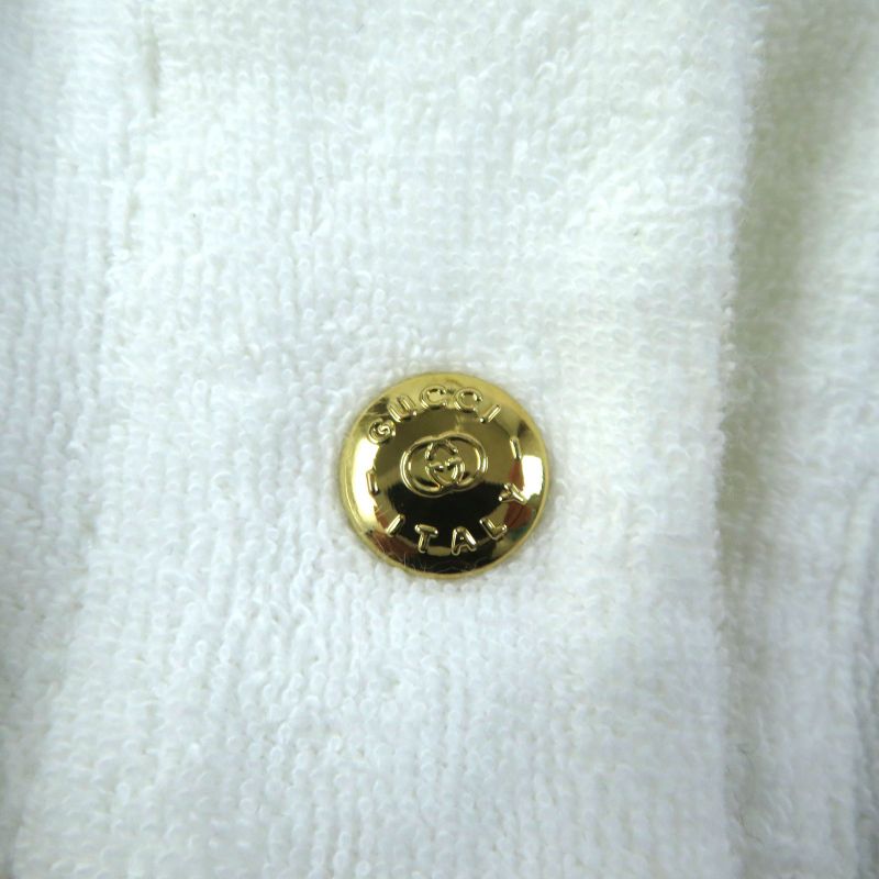 Gucci '20 599122 Web Stripe Interlocking G Pile Cotton Short Sleeve Polo Shirt