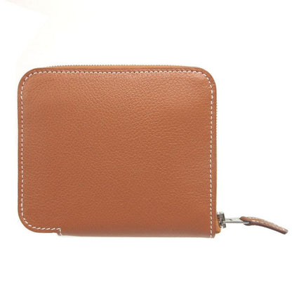 Hermes Azap Silk Quin Compact Stamped B (2023) Evercolor Silk Gold Coin Case