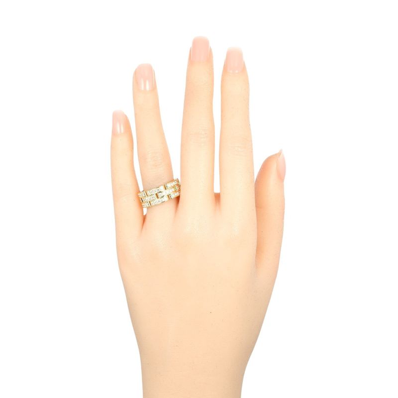 Cartier Maillon Panther 3-row 18K Yellow Gold And Fully Paved With Diamonds