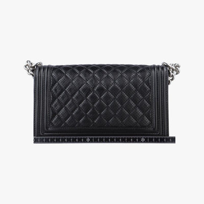 Chanel Boy Chanel Black Lamb Skin A6708619140188