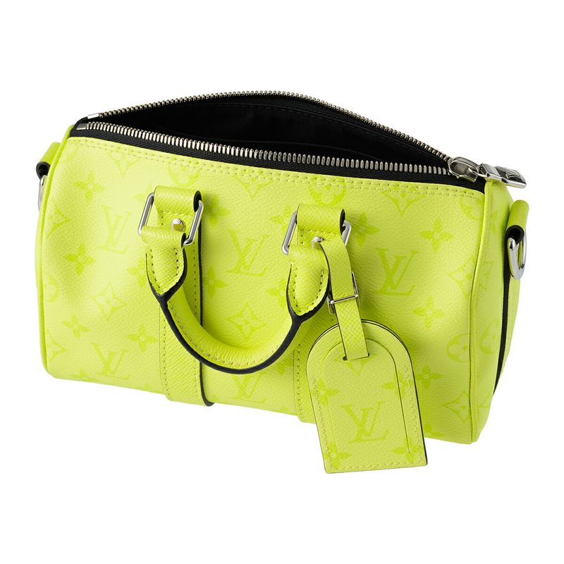 Louis Vuitton Shoulder Bag Keepall Bandouliere 25 Lemon Yellow