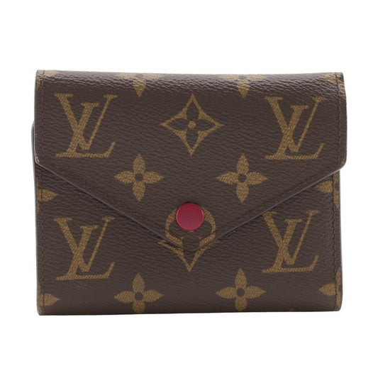 Louis Vuitton Portefeuille Victorine Fuchsia Monogram M41938 Monogram Canvas