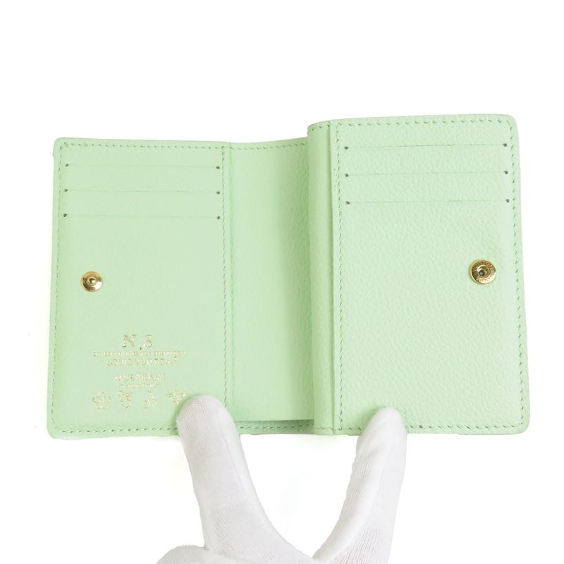 Louis Vuitton Bifold Wallet Lv×tm Monogram Empreinte Portefeuille Cles A M13619