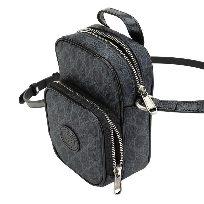 Gucci Shoulder Bag Interlocking G Black