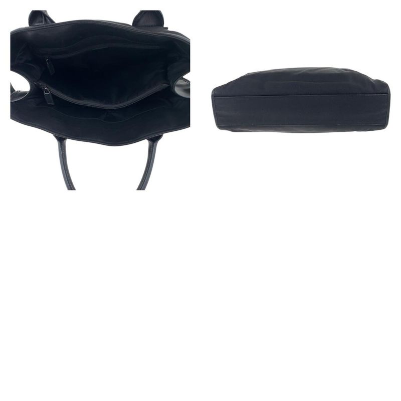 Gucci Sherry Line Black Silver Hardware Nylon 246410 Business Bag Handbag Men