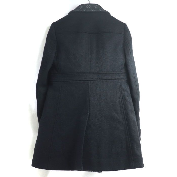 Louis Vuitton Pea Coat Black Fnco15ov0 36 Ladies Preowned