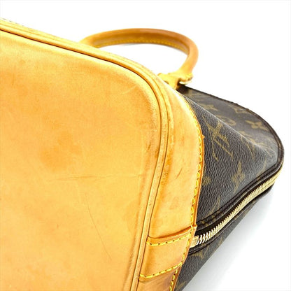 Louis Vuitton Alma PM Handbag Monogram Canvas M51130 Brown Gold Hardware Ba0054