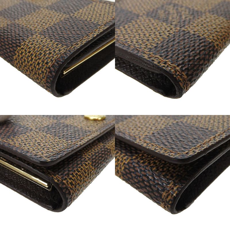 Louis Vuitton Key Case Multicles 4 N62631 Damier Canvas Brown - 4 Small Items