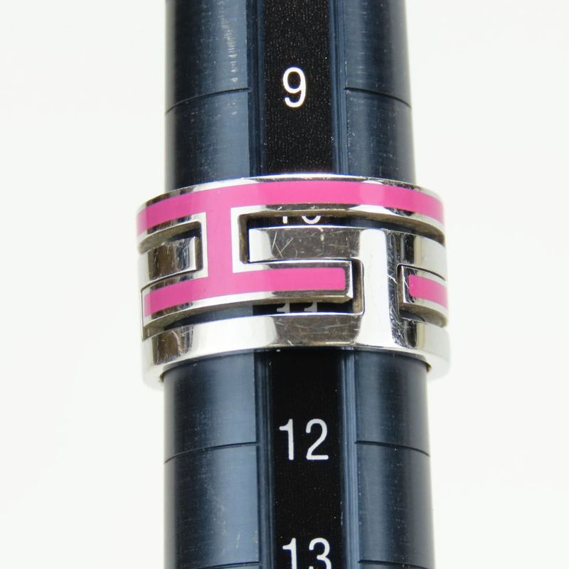 Hermes RING - RING MOVE ASH 51 Silver 925 Approx 7.2g Silver Pink Accessory