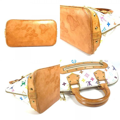 Louis Vuitton Handbag Alma M92647 Monogram Multicolor Canvas Bronze White