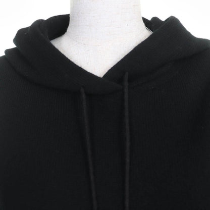 CHANEL P72799k10443 100% Cashmere Coco Mark Button 2WAY Cropped Knit Hoodie