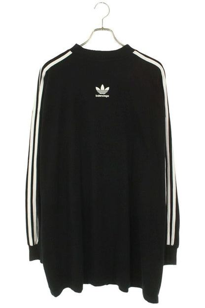 Balenciaga X Adidas 23SS 728789 Tnva6 Three Line Damaged Oversized Long Sleeve