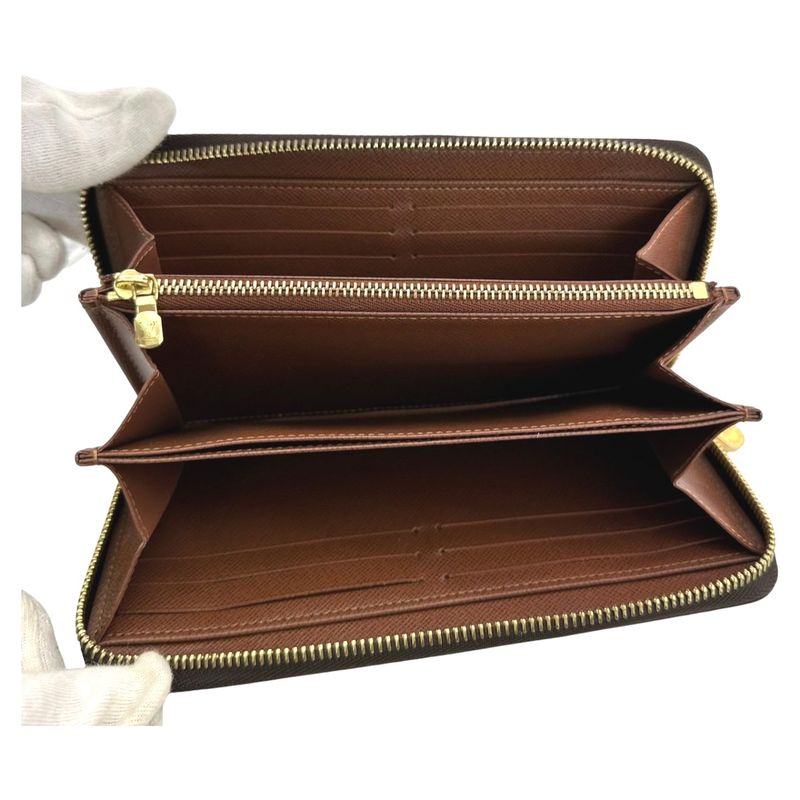 Louis Vuitton M60017 Monogram Round Zipper Zippy Wallet Long Wallet Louis