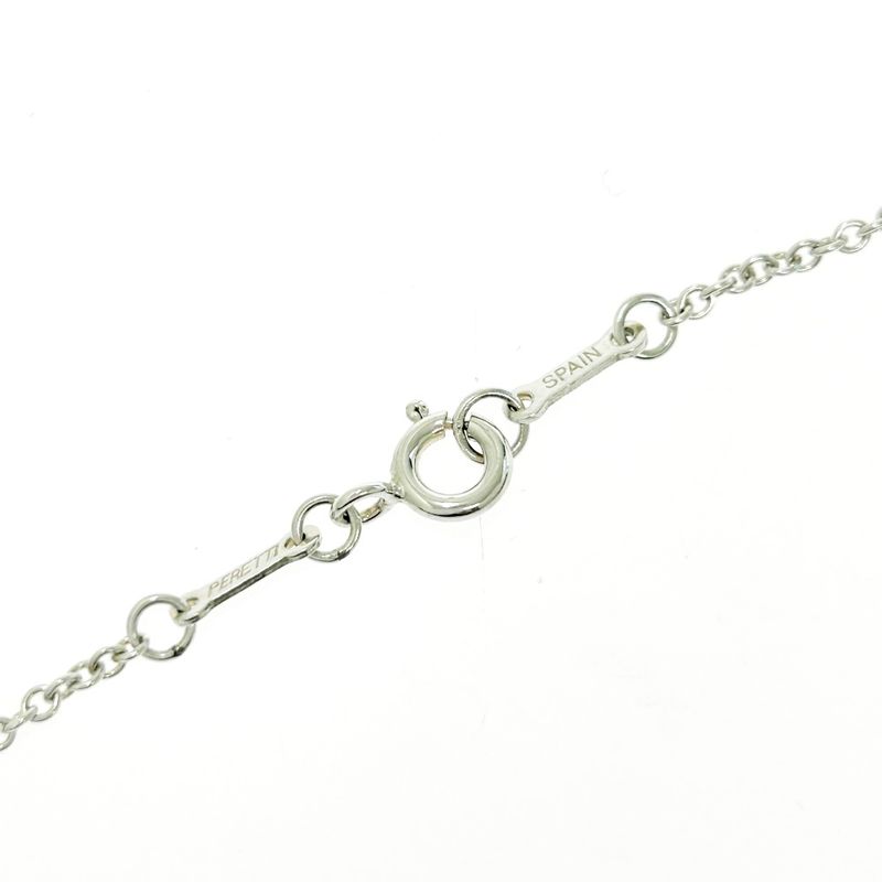 Tiffany & Co Silver Elsa Peretti Open Heart Necklace 6.8g 925 Engraved 487542