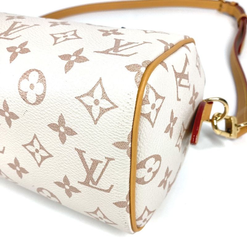 Louis Vuitton Speedy Bandouliere 20 M46906 Monogram Canvas White
