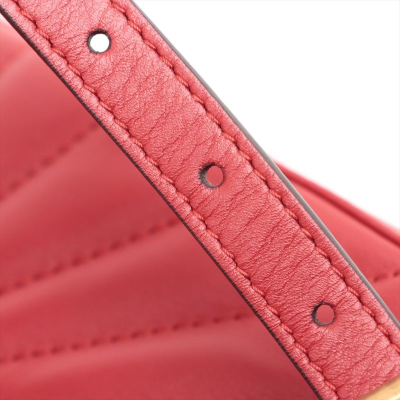 Gucci Bamboo Queen Margaret Leather Backpack Bee Red 476664 Made In Italy