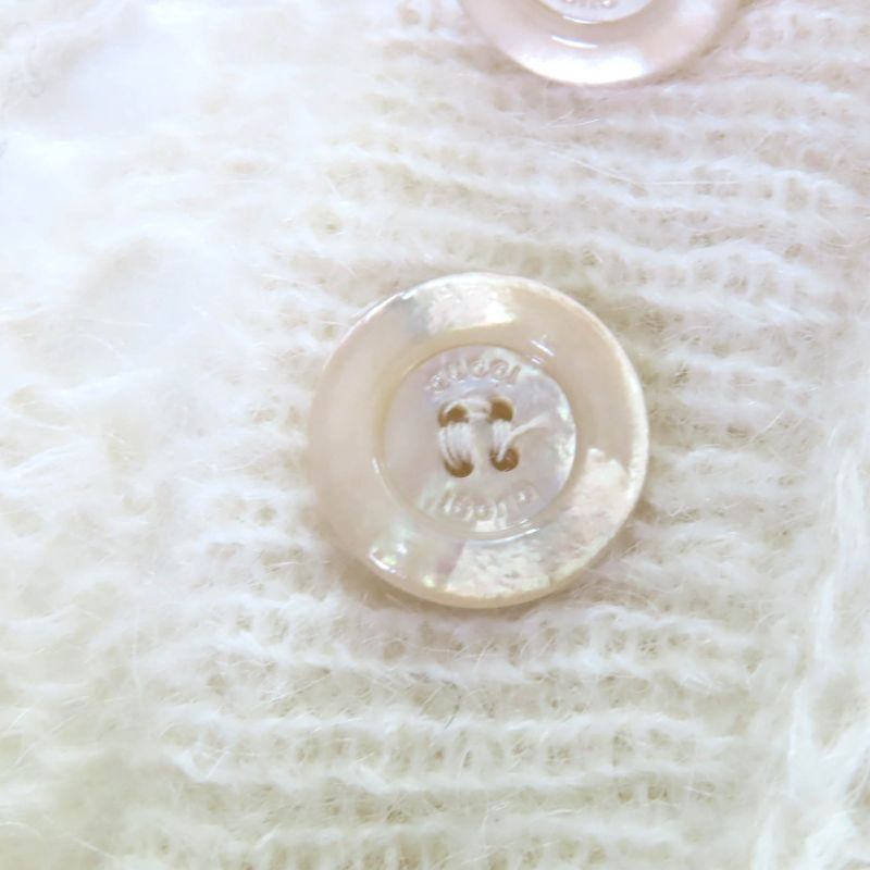 Gucci×adidas 717297 Mohair Blend With Inner Trefoil Three-line Keyed Cropped