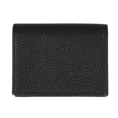 Gucci Double Authenticity Card Case Wallet 456126 Cao0g 1000 Leather Women Black