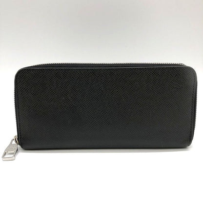 Louis Vuitton Zippy Wallet Vertical M30510 Long Wallet Black Taiga /leather