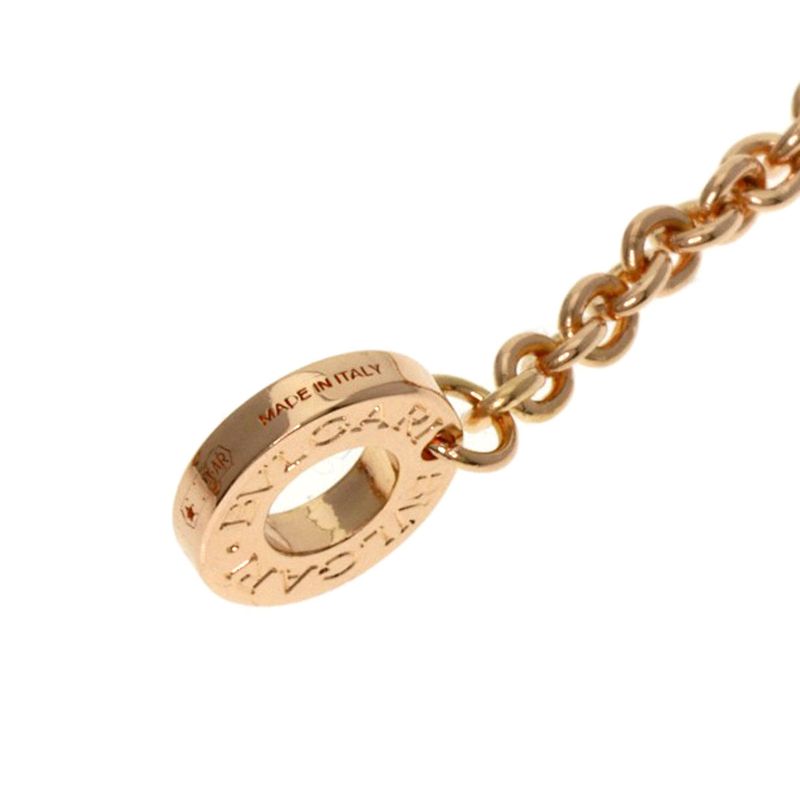 Bvlgari B-zero1 Bee Zero1 Design Legend Diamond Necklace 18K Pink Gold Ladies