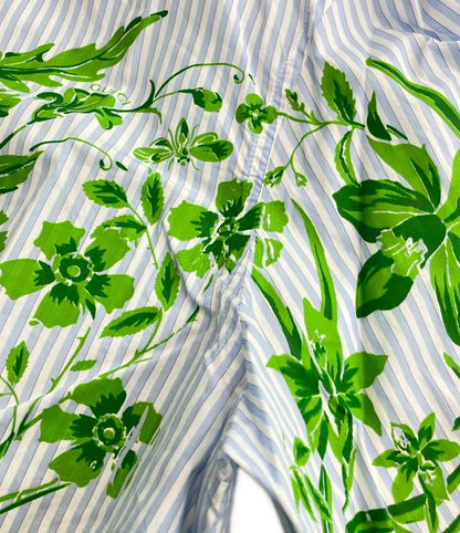 Gucci Long Sleeve Shirt Flower Print Women's Size 40 (S) Gucci