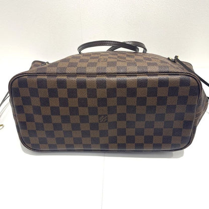 Louis Vuitton Damier Neverfull MM N51105 Leather Handbag Tote Bag Shoulder Bag