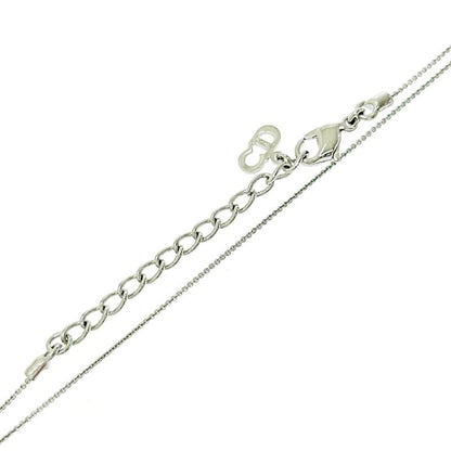 Christian Dior Metal Dior Logo Necklace Silver 434408 Necklace