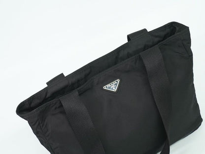 Authentic Prada Nylon Shoulder Bag Tote Bag Black Bag Pre-owned [follow-up