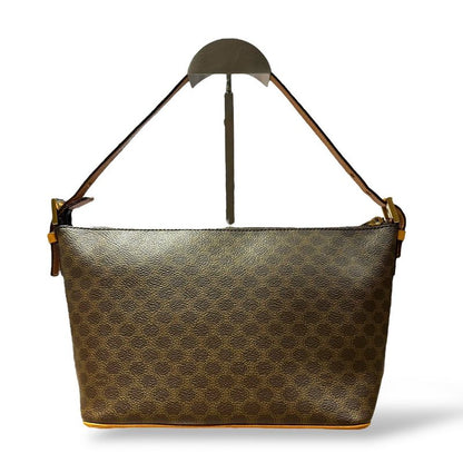 Celine ⑤ 21092899092730 Macadam Semi Shoulder Bag Women Brown FREE