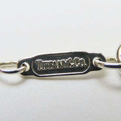 Tiffany & Co Necklace Twisted Knot Rope Silver 925 18K Yellow Gold Approx 3.8g