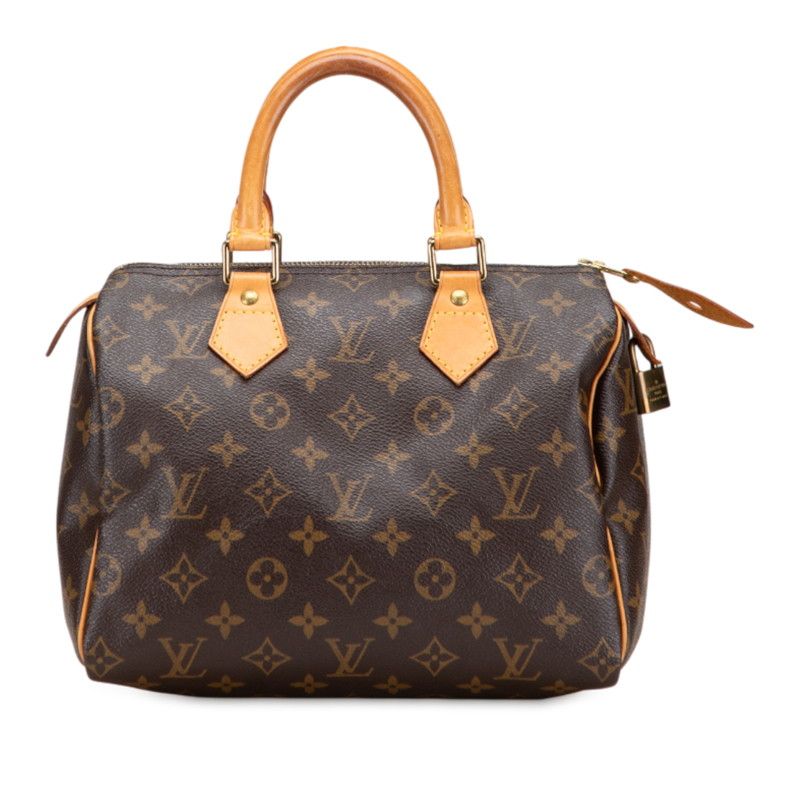 Louis Vuitton Monogram Speedy 25 Mini Boston Bag Handbag M41528 Brown PVC