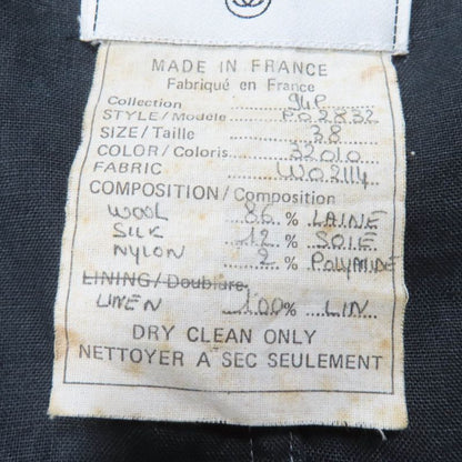 CHANEL Vintage 94P P02832 Silk Blend Linen Coco Mark Jacket And Dress