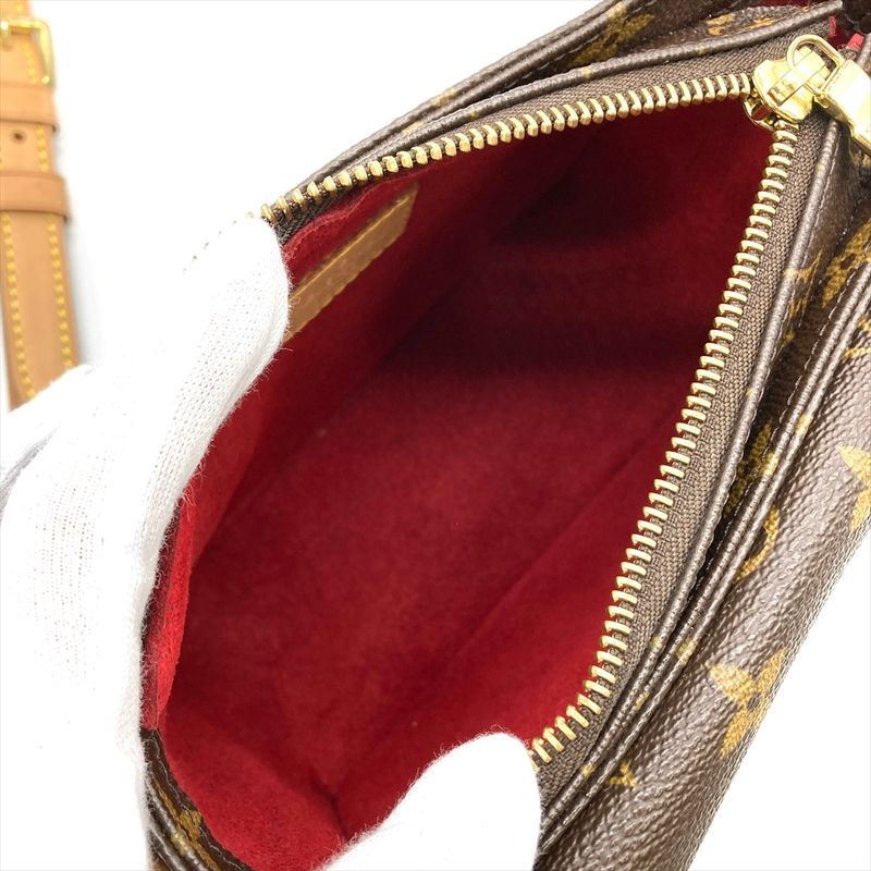 Louis Vuitton Viva Cité PM Shoulder Bag Monogram Canvas M51165 Brown Gold