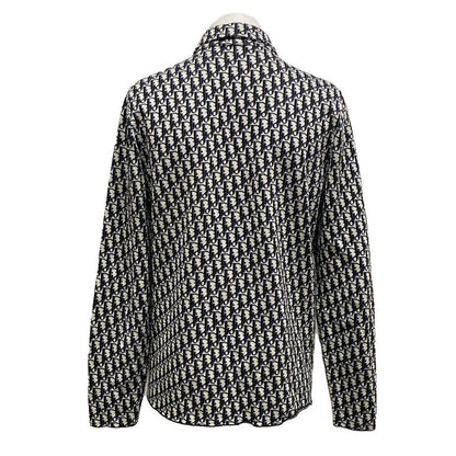 Dior/christian Dior Long Sleeve Shirt Size S Men's - Black X Ivory X Navy