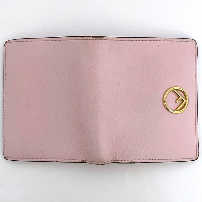 Fendi Bifold Wallet Pink Fize 8m0387 Ec20532