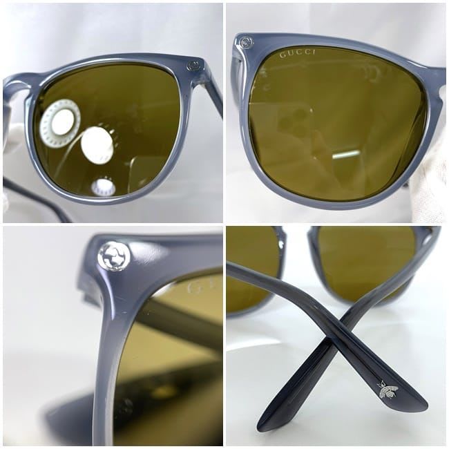 Gucci Sunglasses in Gray Brown Gg0120
