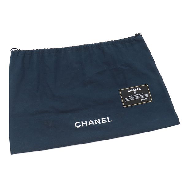 Chanel Tote Bag Cambon Line Medium Leather Enamel Black Silver Hardware Black