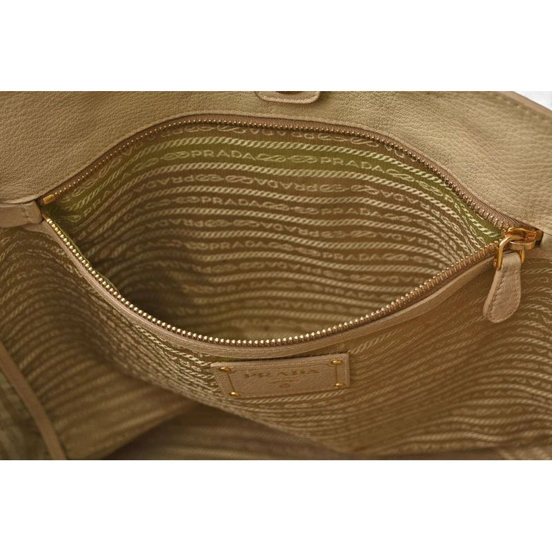 Prada Tote Bag 2-Way Vitello Daino Deerskin A4 Compatible — view 10