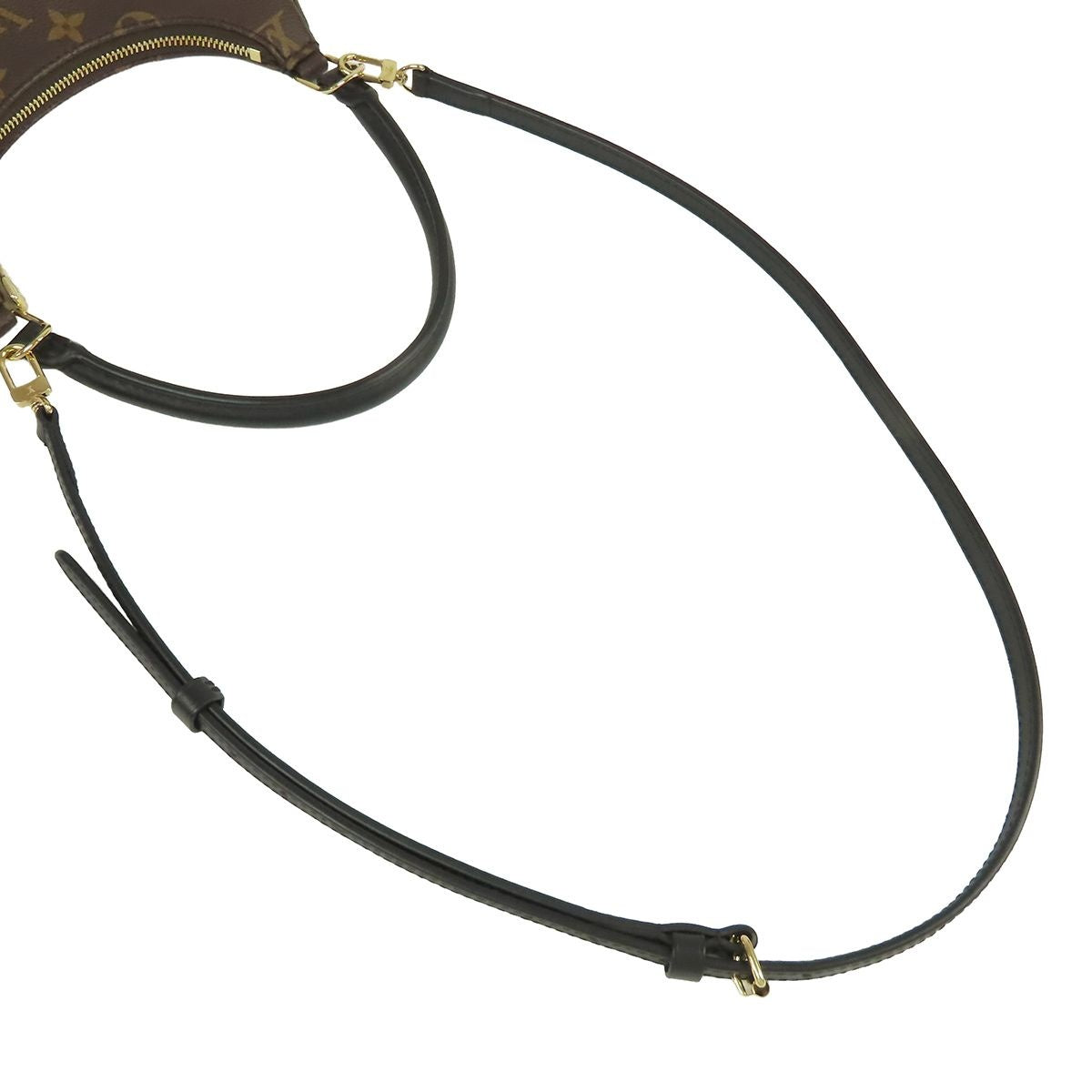 Louis Vuitton Earrings Back PM Black Monogram Canvas 2-Way — view 5