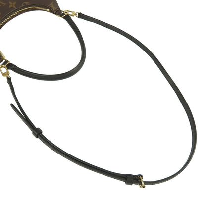 Louis Vuitton Earrings Back PM Black Monogram Canvas 2-Way — view 5